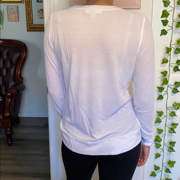 Michael Kors White Long Sleeve Top - Picture 2 of 9